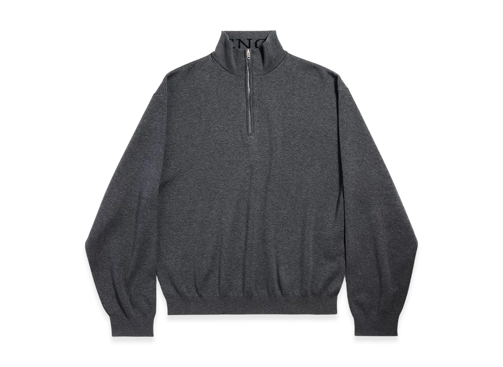 BALENCIAGA Half-zip Sweater "Grey"