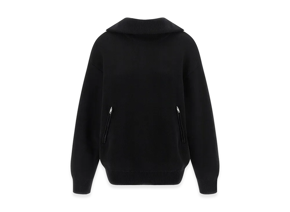 BALENCIAGA Women's 'Back-To-Front' Sweater "Black"