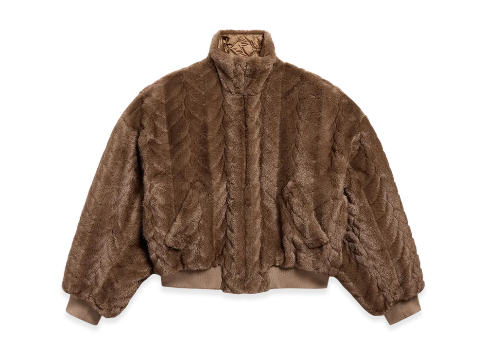 BALENCIAGA Women's Cropped Jacket "Brown"