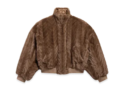 BALENCIAGA Women's Cropped Jacket "Brown"