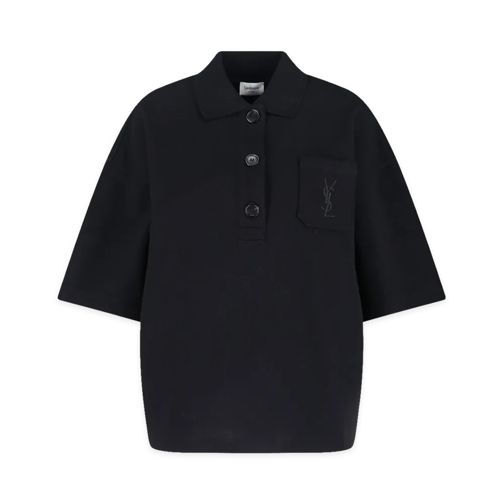 Saint Laurent Women's Polo "Black"