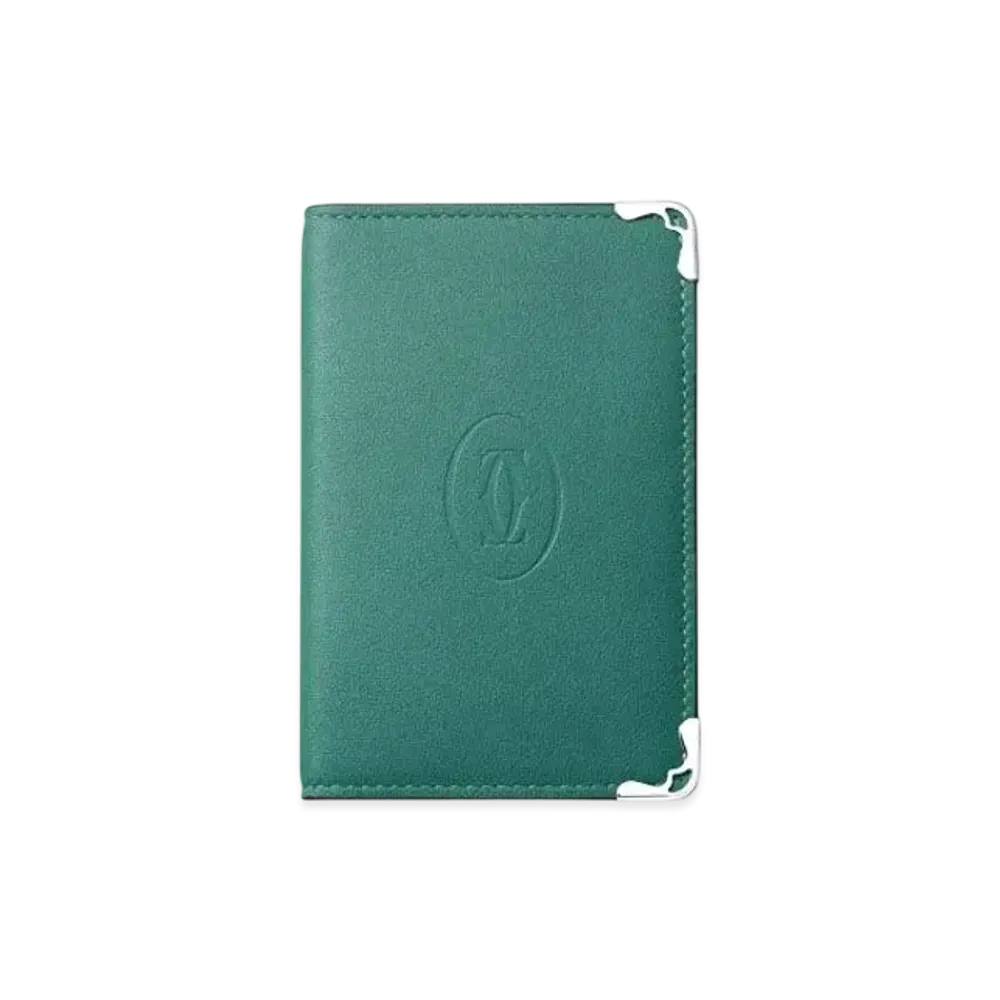 Cartier Must de Cartier Small Leather Goods, Card Holder "Aventurine"