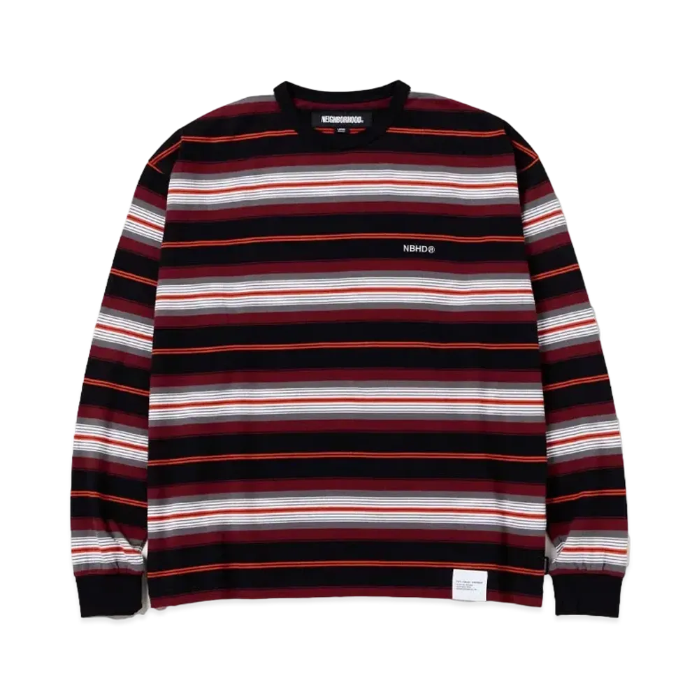 NEIGHBORHOOD Border Crewneck LS "Black"