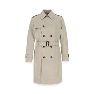 Burberry Dove Twill Trench Coat "Gray"