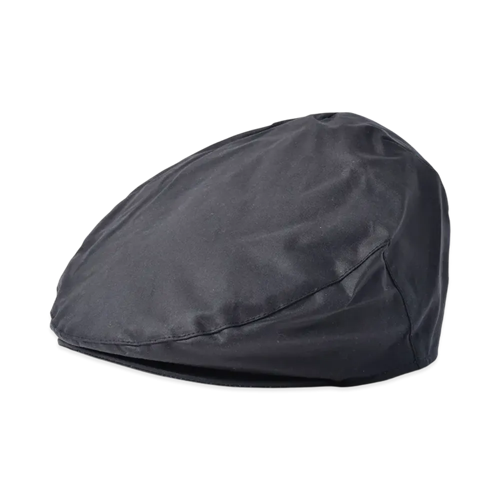 Barbour Wax Flat Cap "Navy"