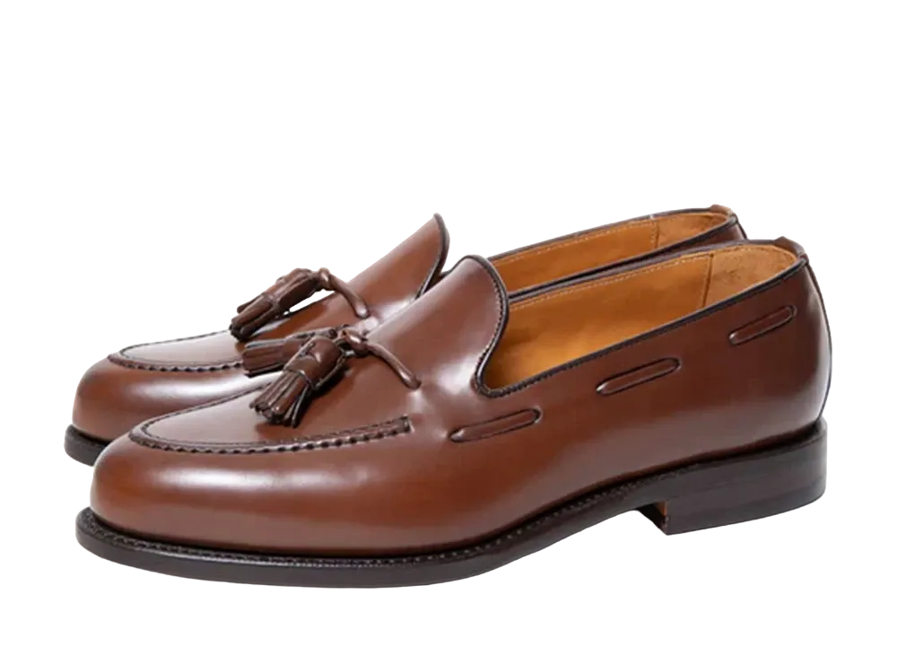 バーウィック タッセルローファー HO8 コードバン "ブラウン" 8491RDJRBR