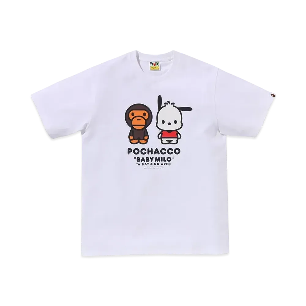 A BATHING APE Baby Milo x Pochacco Tee Ladies "White"