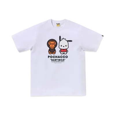 A BATHING APE Baby Milo x Pochacco Tee Ladies "White"