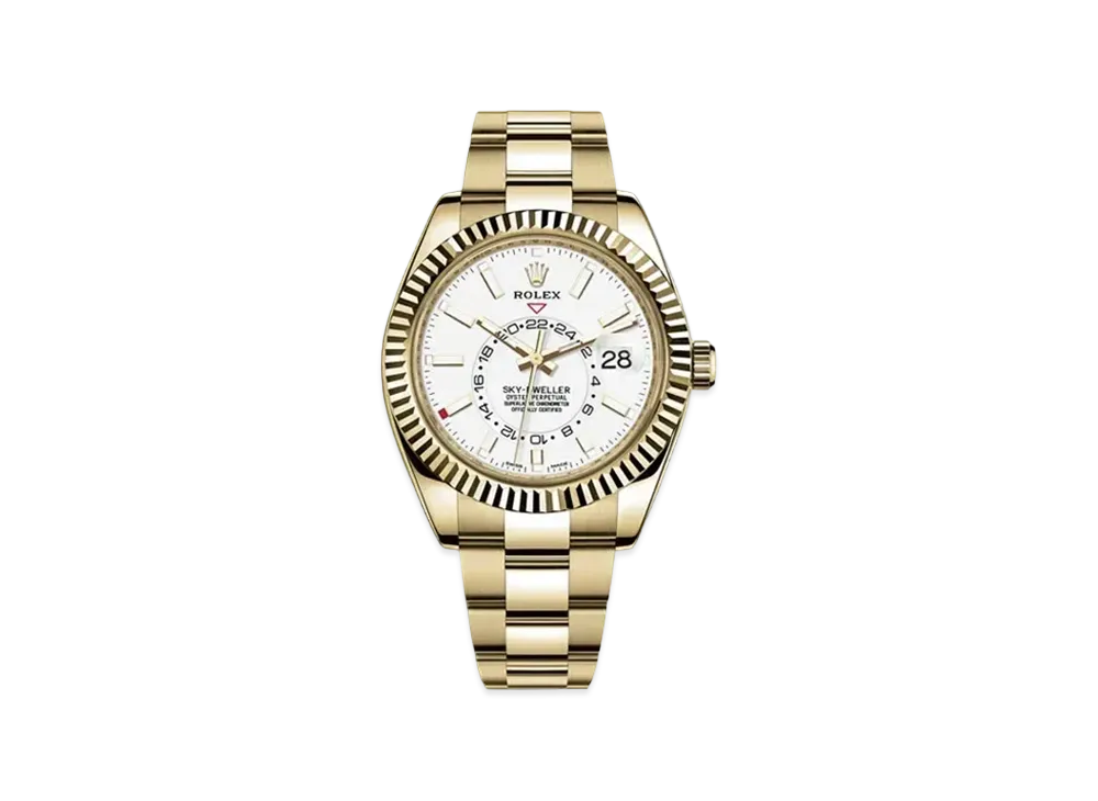 ロレックス スカイドゥエラー オイスター 42mm "イエローゴールド" 326938