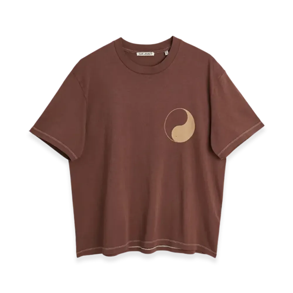 OUR LEGACY Work Shop Box T-Shirt Rocky Road Yin Yang "Rocky Road Yin Yang "