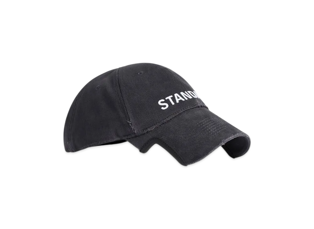 BALENCIAGA Standard Cap "Faded Black"