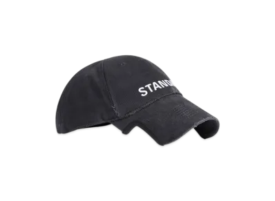 BALENCIAGA Standard Cap "Faded Black"