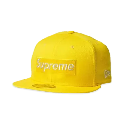 Supreme $1M Metallic Box Logo New Era® "Yellow"