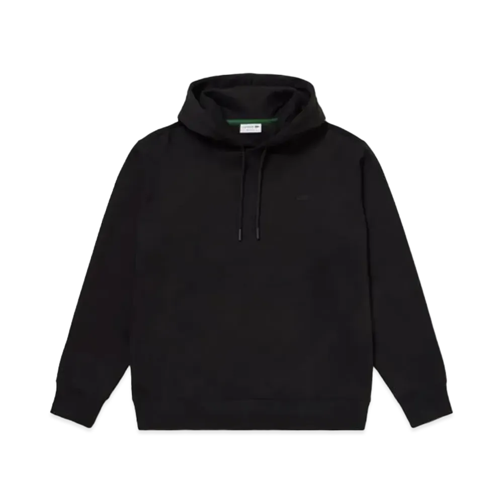 LACOSTE Color Scheme Hood Court Sweat Hoodie "Black"