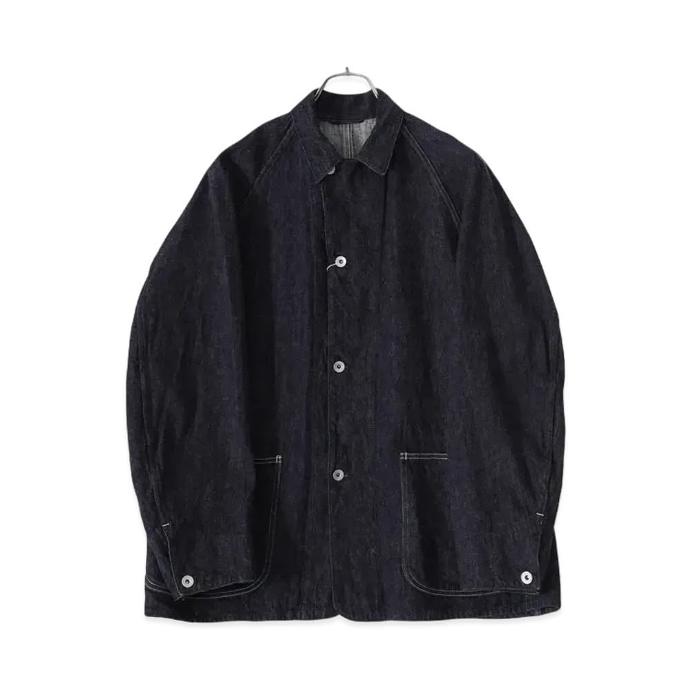 COMOLI Denim Work Jacket "Navy"