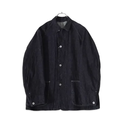 COMOLI Denim Work Jacket "Navy"