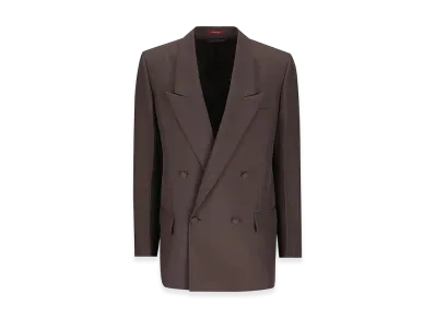 GUCCI Chocolate Panama Blazer "Brown"
