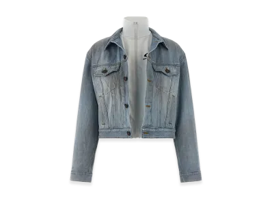 BALENCIAGA Women's Double Layer Jacket "Light Blue"
