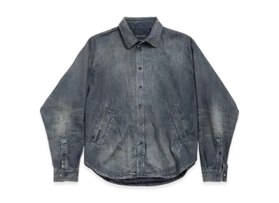 BALENCIAGA Denim Overshirt "Blue"
