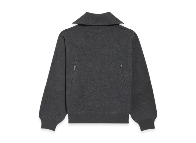 BALENCIAGA Back-to-front High Neck Sweater "Dark Heather Grey"