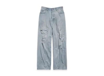 BALENCIAGA Women's Baggy Pants "Light Blue"