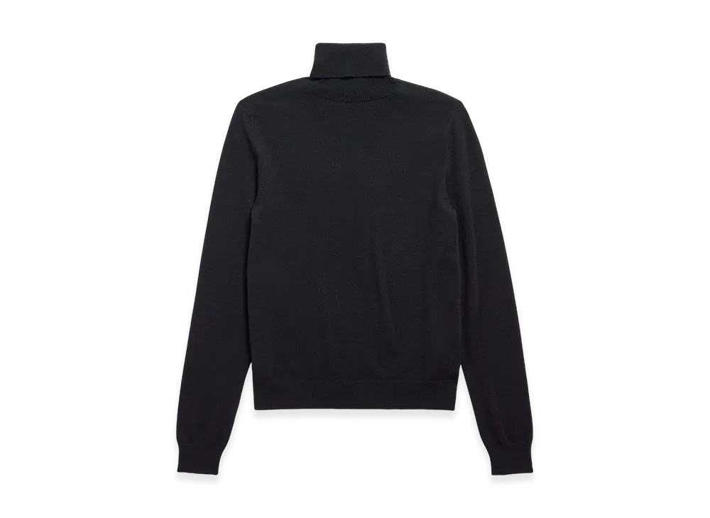 BALENCIAGA Standard Turtleneck Sweater "Black"