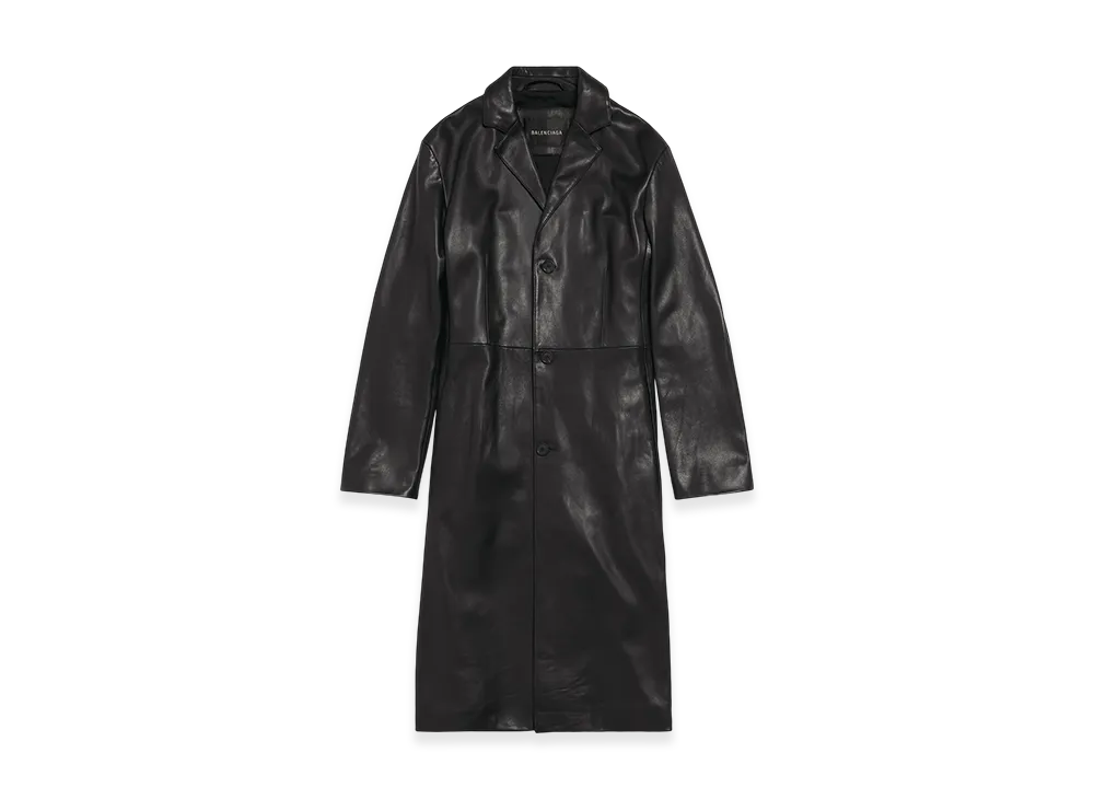 BALENCIAGA Women's Fitted Coat "Black"