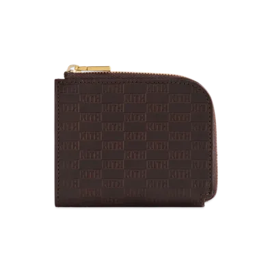 Kithmas Monogram Vachetta Zip Wallet "Incognito"