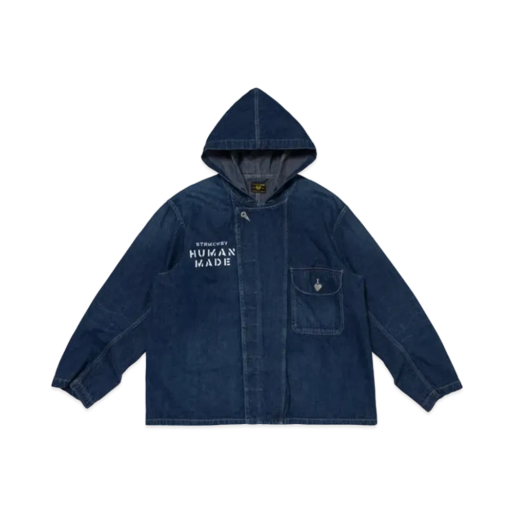 HUMAN MADE Denim Hooded Jacket "Indigo"