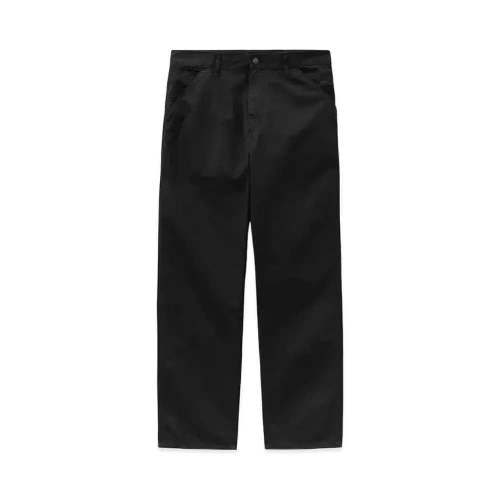 Carhartt WIP Single Knee Pants "Black Garment Dyed"