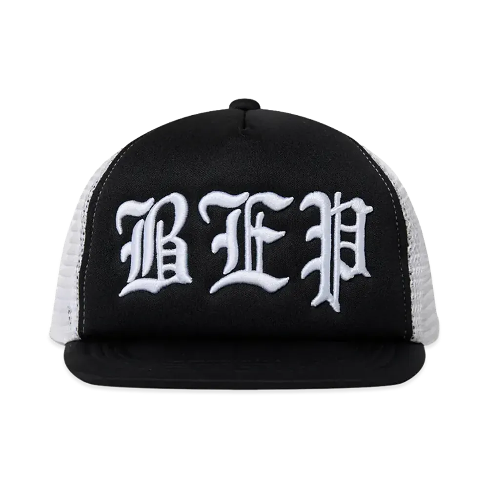 BlackEyePatch 3 Letter OE Mesh Cap "Black"