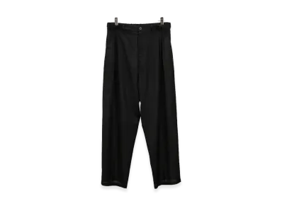 ANCELLM Belted Wool Slacks "Black"