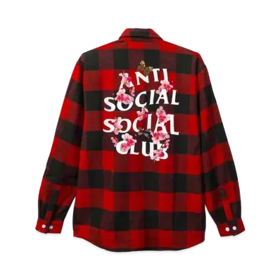 ANTI SOCIAL SOCIAL CLUB Kkoch Flannel "Red"
