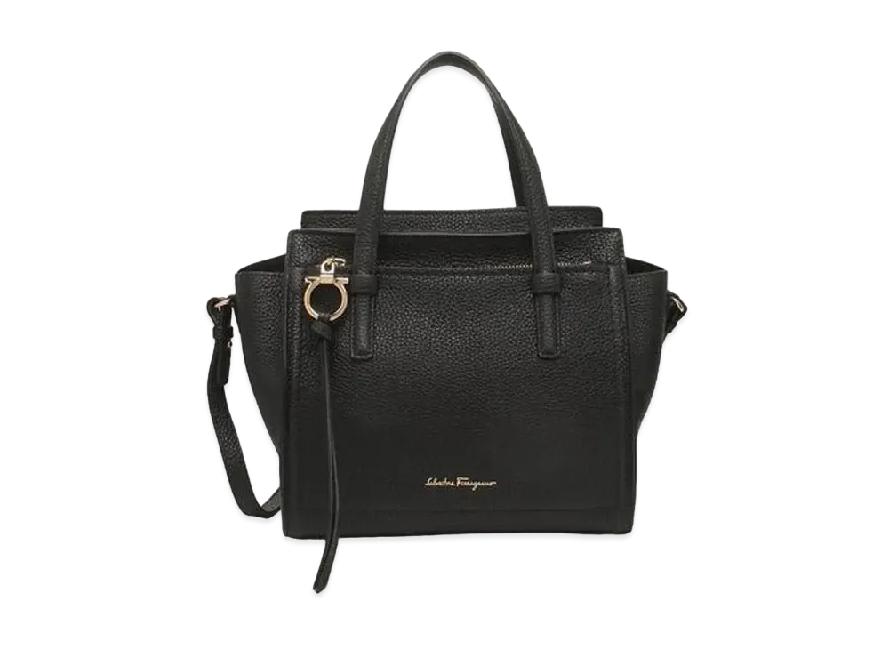 Salvatore Ferragamo Double Handle Bag (S) "Black"
