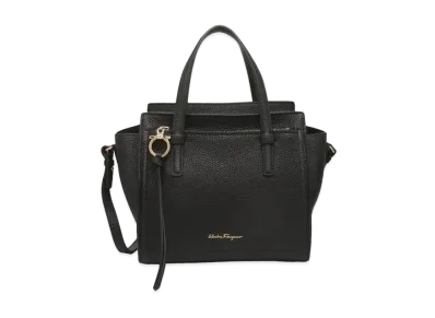 Salvatore Ferragamo Double Handle Bag (S) "Black"