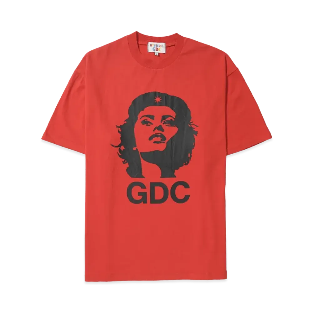 HYSTERIC GLAMOUR x GDC Rebel Girl T Shirt "Red"