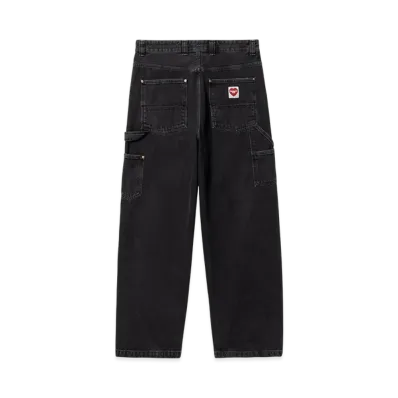 Carhartt WIP Nash Double Knee Pant "Black(Stone Washed)"