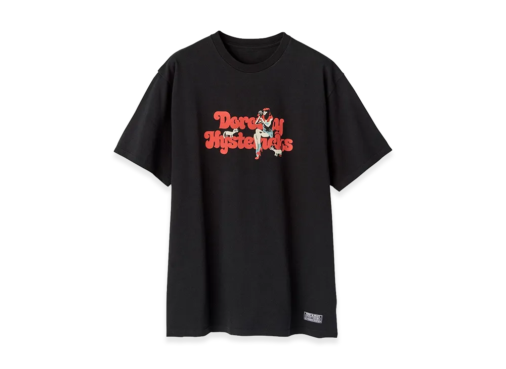 HYSTERIC GLAMOUR x DOROTHY HENDRICKS Dorothy Hystericks Tee "Black"