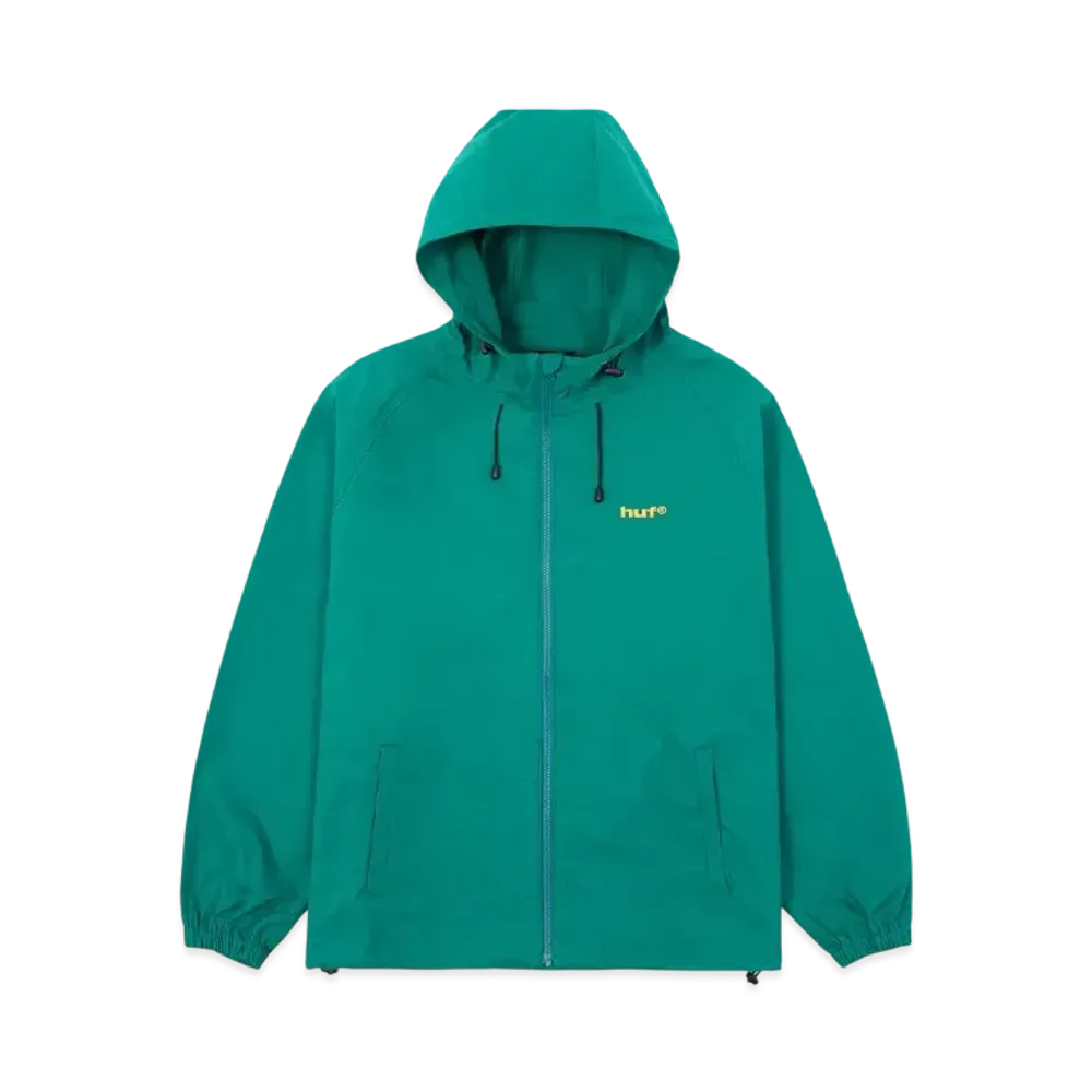 HUF 89Logo Hooded Jacket "Sea Green"