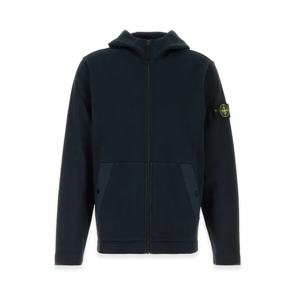 Stone Island Cotton Sweatshirt "Navy Blue"