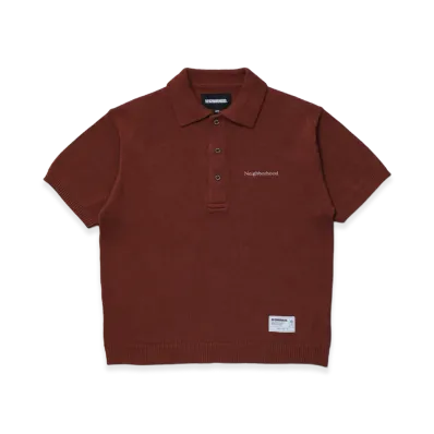 NEIGHBORHOOD Knit Polo SS "Red"