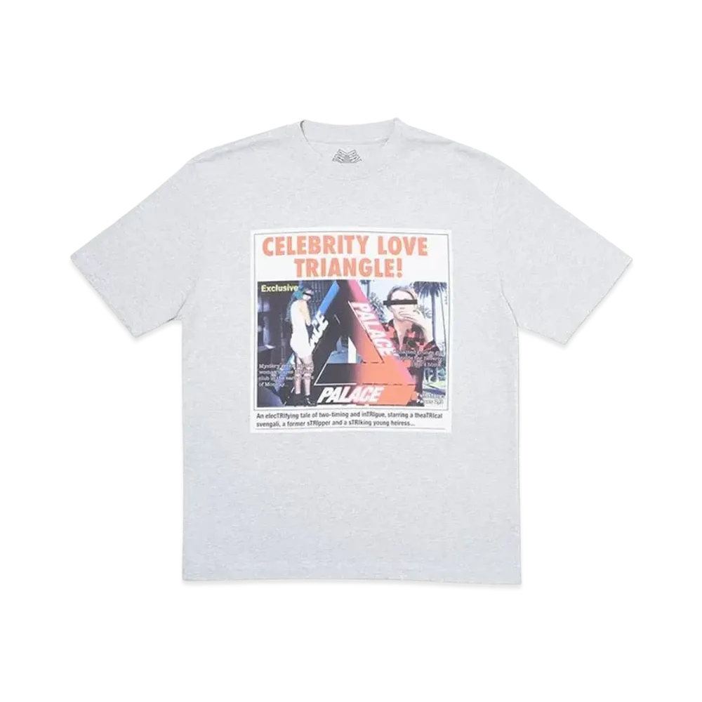 PALACE Love Triangle T-Shirt "Grey"