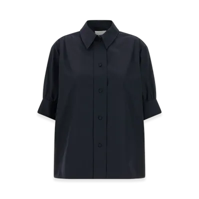 Jil Sander Women's Cotton Shirt "Blue"