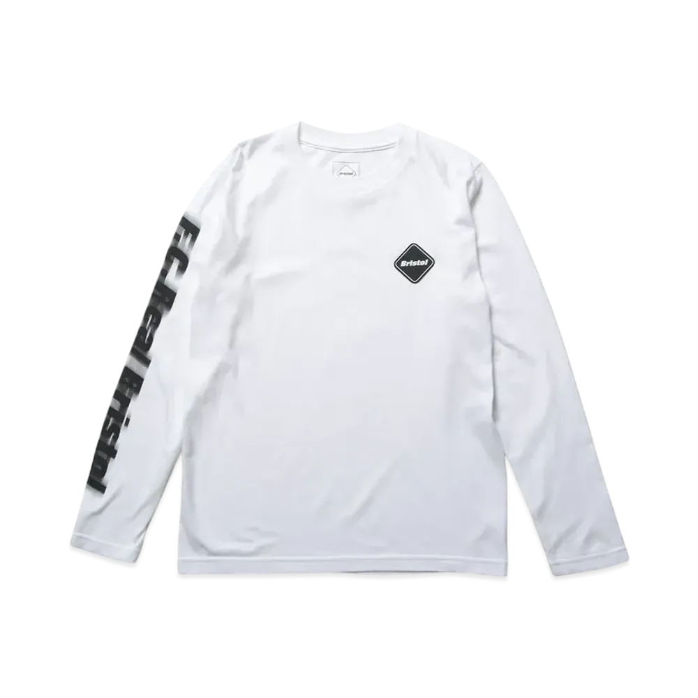 F.C.Real Bristol for Kids Blurred Logo L/S Tee "White"