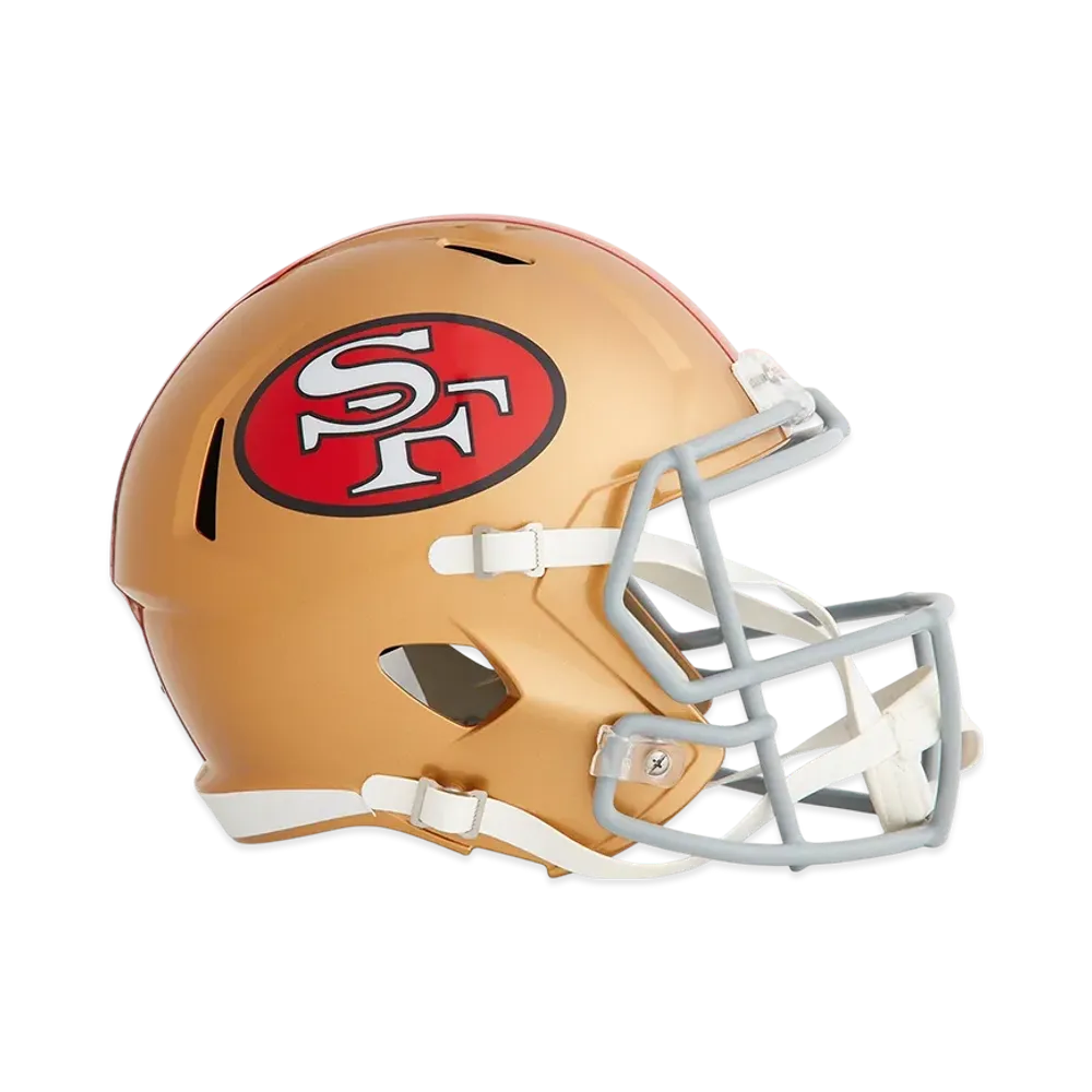 Kith x Riddell For The NFL Speed Replica San Francisco 49ers 1964-1995 Helmet "Gold"