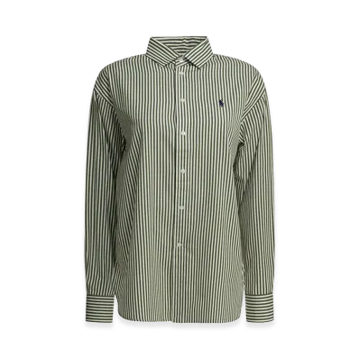 Ralph Lauren Women's Casual Shirt With Logo "Green"