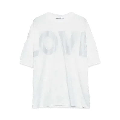 KATHARINE HAMNETT SLOGAN TEE (BIG LOVE) "WHITE"