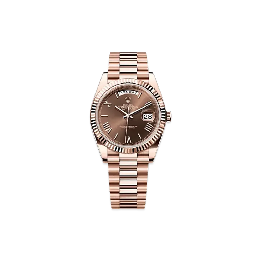 ROLEX Day-Date 40mm Everose Gold 228235 "Chocolate"