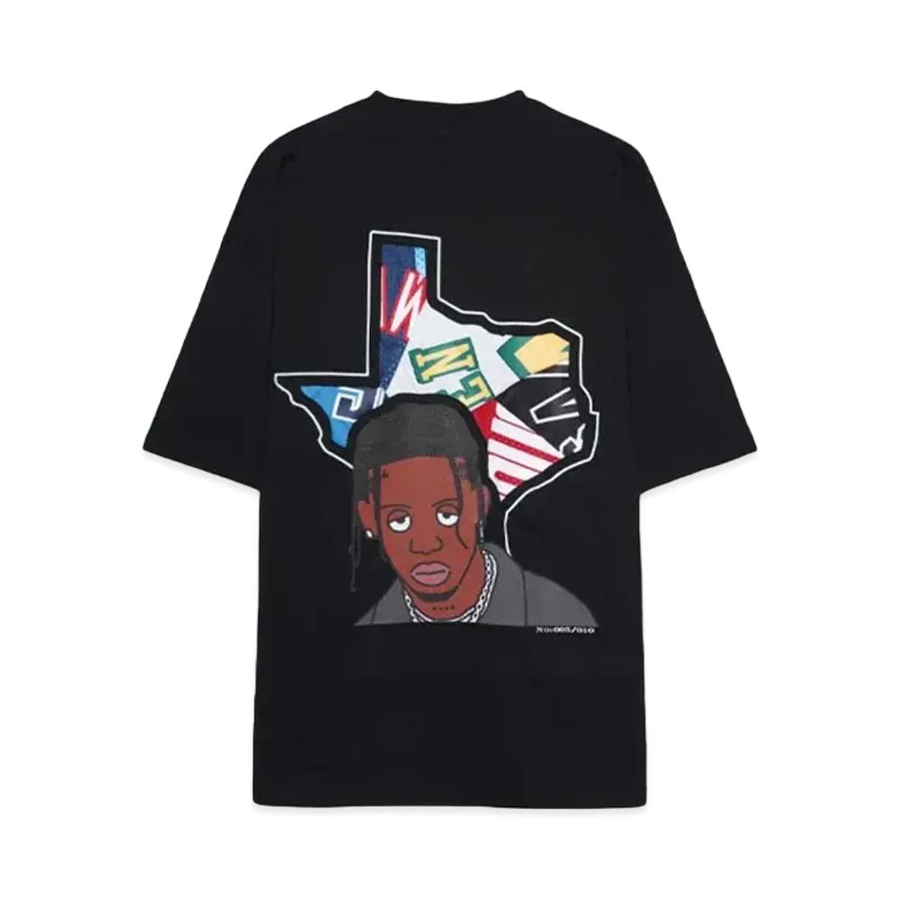 RISA x CIVIATELIER TEXAS LA FLAME TEE -005/010- "BLACK"