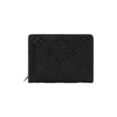 Louis Vuitton Portefeuille Claire Monogram Empreinte "Tourterelle" "Black"